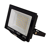 Прожектор LED 50W 6500K IP65 3000LM LEMANSO "Посейдон" чорний/ LMP73-50, фото 4