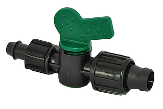 Кран стартовий з підтиском для стрічки крапельного поливу IRTECH