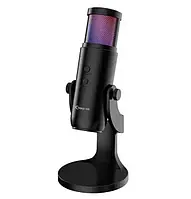 Ігровий мікрофон XTRIKE XMC-03 з RGB підсвічуванням чорний