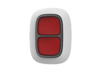 AJAX DoubleButton біла (White) Екстрена кнопка з передовим захистом від випадкових натискань, фото 5