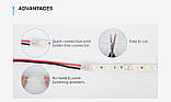 LED стрічка COLORS 120-2835-12V-IP33 8.8W 1040Lm 4000K 50м (DJ120-12V-8mm-NW_DP50), фото 6