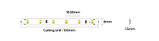 LED стрічка COLORS 60-2835-24V-IP20 4,4W 520Lm 4000K 50м (DJ60-24V-8mm-NW8_DP50), фото 3