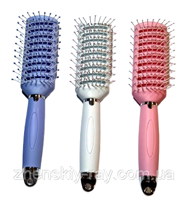 Гребінець — щітка продувна для укладання волосся Super Hair, фото 1