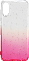 Силікон SA A022 pink gradient Glitter