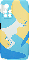 Силікон Xiaomi POCO M4 Pro 5G blue/yellow Neon Minimalistic Case