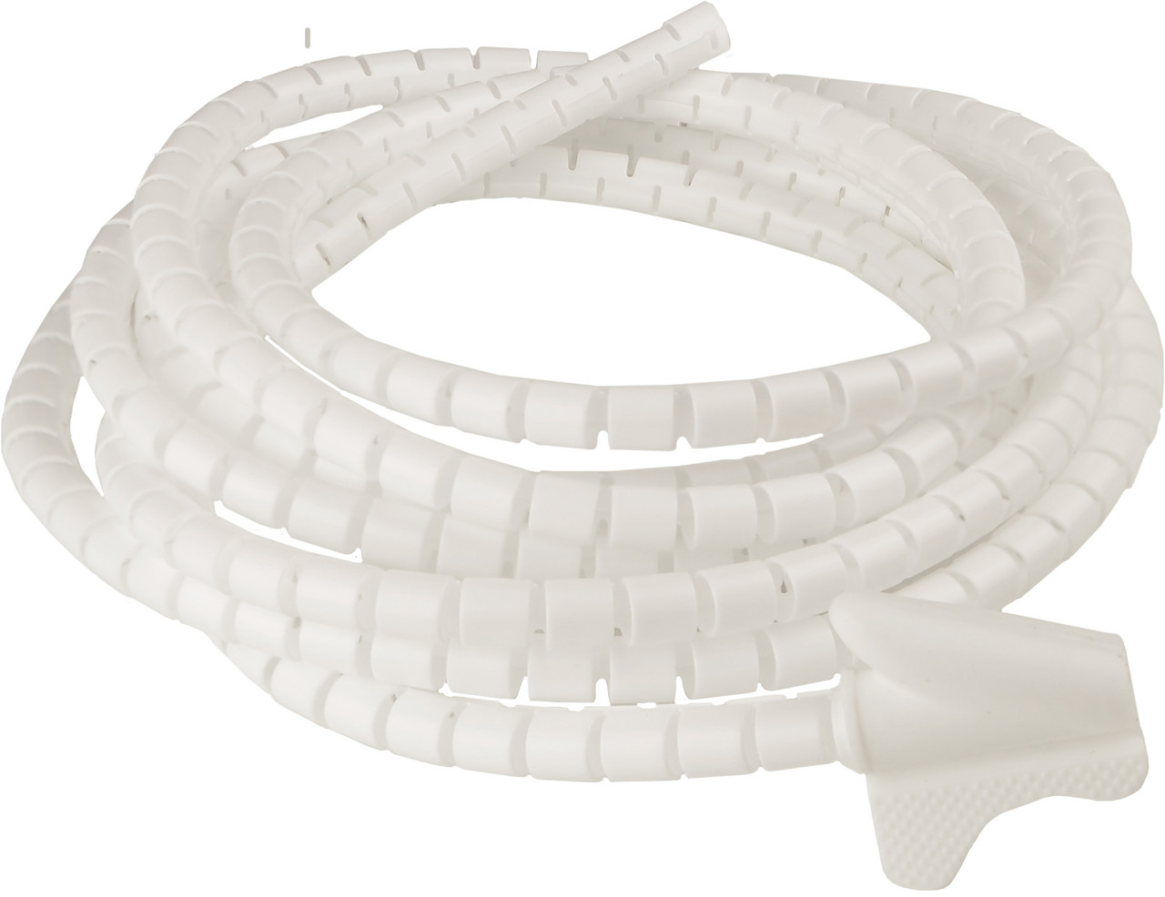 Гнучкий органайзер з кліпсою для кабелю білий WCT-12 (3м), фото 1