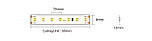 LED стрічка COLORS 140-2216-24V-IP20 6,6W 710Lm 4000K 5м (D6140-24V-8mm-NW), фото 3