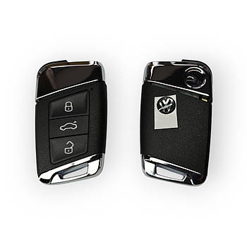 Корпус ключа Volkswagen Passat B8, Arteon, CC, Magotan, на 3 кнопки, KRS 3