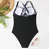 Пляжний жіночий купальник ліф на зав'язці через шию, фото 2