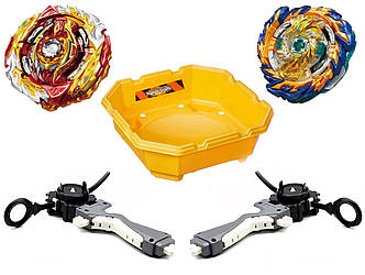 Набір Evolution Новий Сезон 7 в 1 АРЕНА 40см + 2 Дзиги + 2 Запускача + 2 Ручки 302140