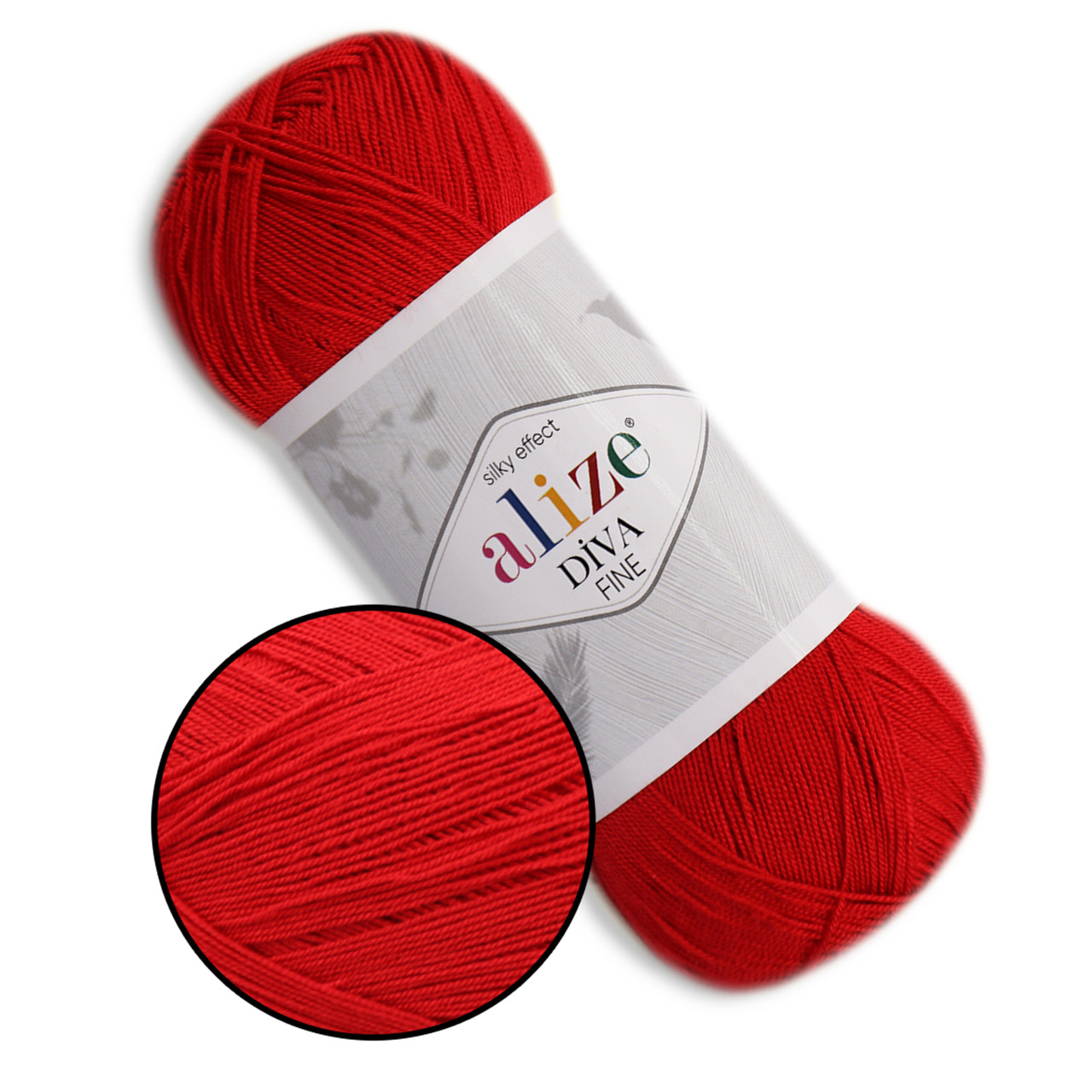 Alize Diva Fine, Червоний No106