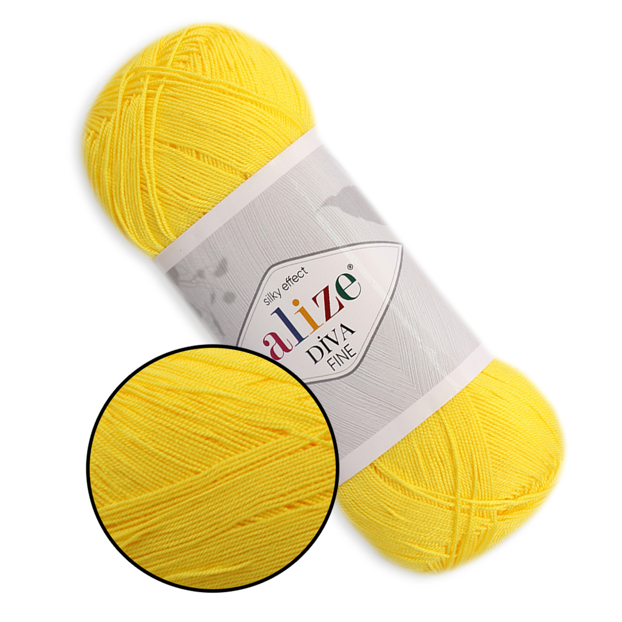 Alize Diva Fine, Лимонний No110