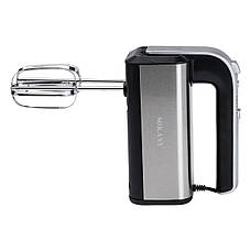 Ручний міксер SOKANY CX-6651 Кухонний міксер з насадками для тесту 5 швидкостей 800Вт Сірий, фото 3