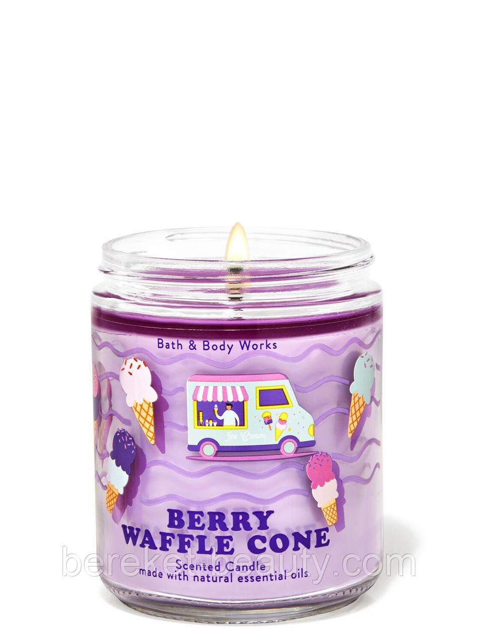 Свеча Bath and Body Works Berry Waffle Cone