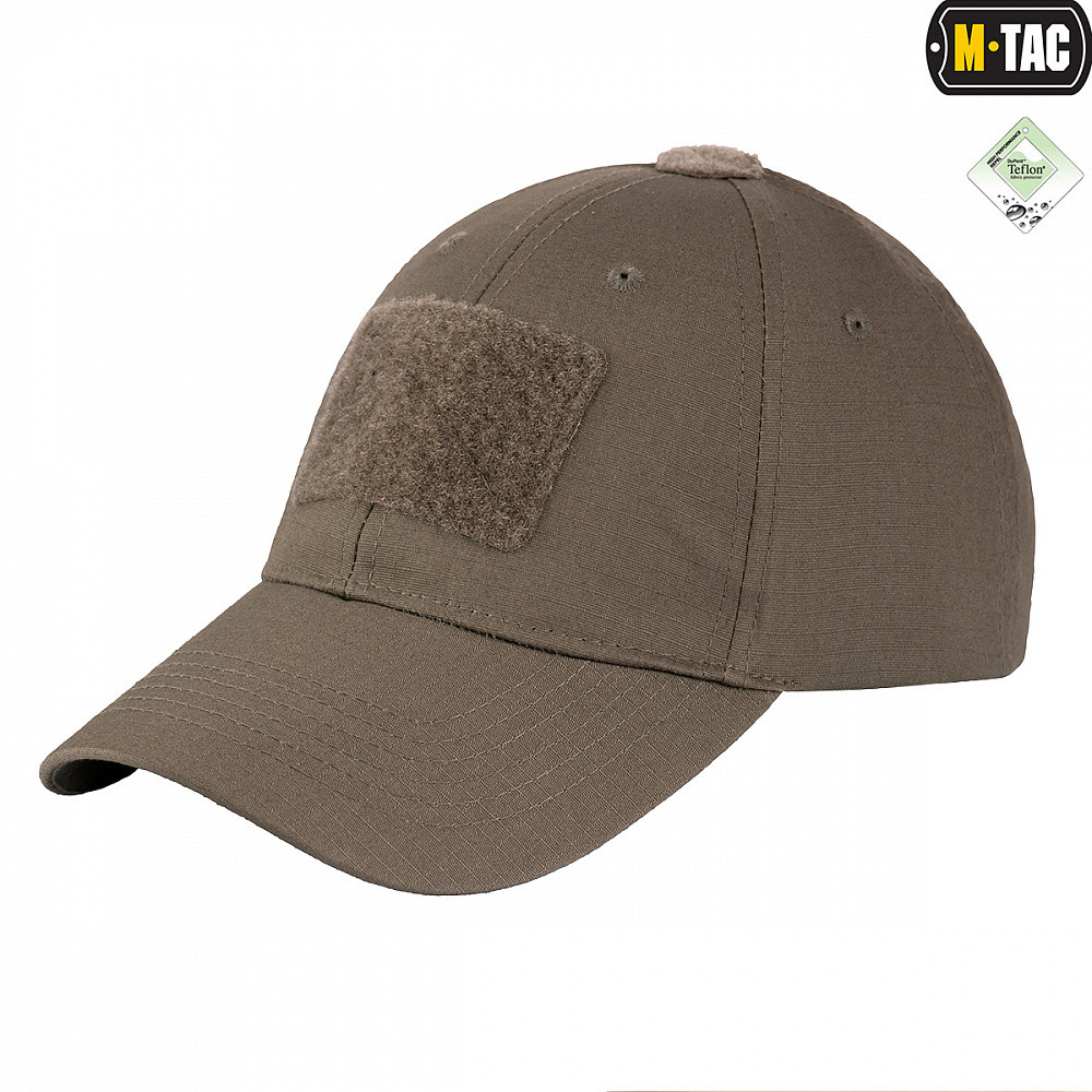 Бейсболка M-Tac з липучкою Flex ріп-стоп Dark Olive, фото 1