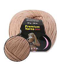 Premium Yarn Amigurumi Toys 50 г, Бежевий No1004