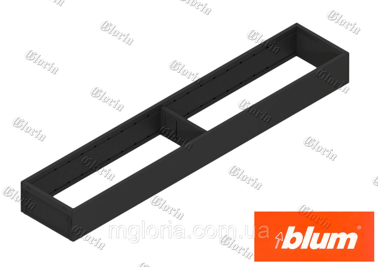 AMBIA-LINE рамка для LEGRABOX 550 х 100 мм чорний карбон