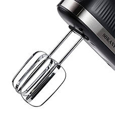 Ручний міксер SOKANY SK-6632 Кухонний міксер з насадками для тесту 5 швидкостей 300Вт Чорний, фото 5