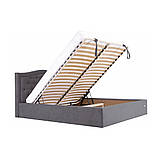 Ліжко Скарлетт – розмір 160х200 – комплектація Комфорт – оббивка Місті ДК Грей, фото 6