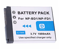 Акумулятор Sony NP-BD1 Tectra 1800 mAh (DSC-TX1 T77 T90 T75 T700)