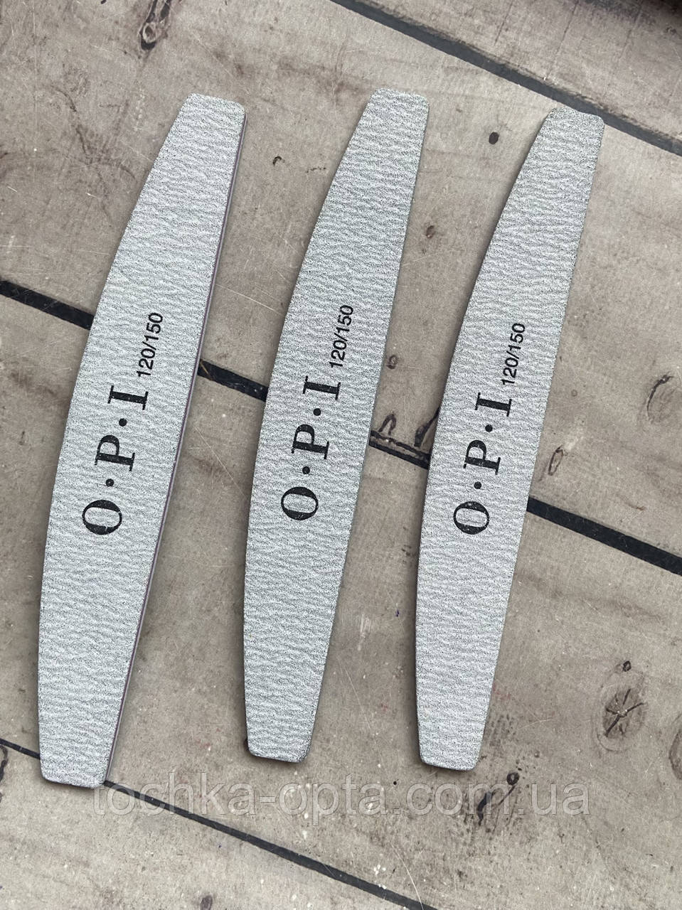 Пилка OPI 120/150 халф сіра