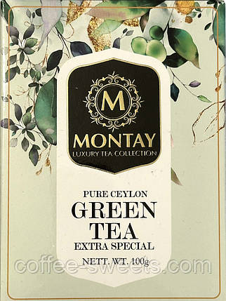 Чай Montay Green Tea зелений GP 100г, фото 1
