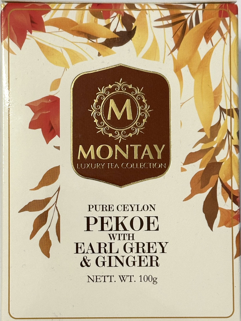 Чай чорний MONTAY Pekoe Earl Grey & Ginger 100 г