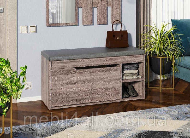 Тумба для взуття Б-4А з нішею для зберігання речей, фото 1