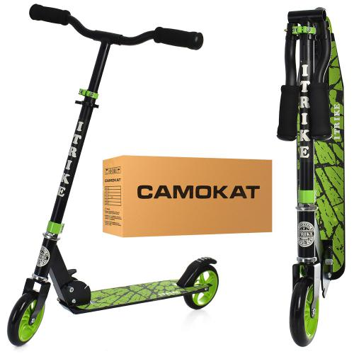 Самокат дорослий складаний ITrike SR 2-039-8-GR Зелений