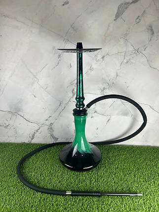 Кальян Tiaga Hookah Astra, смарагдовий, стильний дизайн, висота 53 см, фото 1