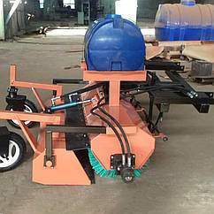 Щітка комунальна (дорожня) на трактор CASE 2 м з бункером для сміття та системою поливу