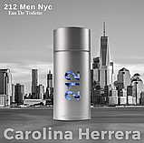 Туалетна вода для чоловіків Carolina Herrera 212 Men NYC 10 мл Мініатюра, фото 3