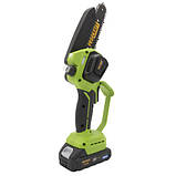 Акумуляторна безщіткова ланцюгова міні пила 2АКБ 2 Ач PROCRAFT PKA-44 (Кейс 2 шини/ланцюги), фото 5