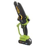 Пила акумуляторна ланцюгова міні Procraft PKA44 (шина 2шт + ланцюг 15,20см 2шт), фото 6