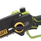 Акумуляторна безщіткова ланцюгова міні пила 2АКБ 2 Ач PROCRAFT PKA-44 (Кейс 2 шини/ланцюги), фото 7