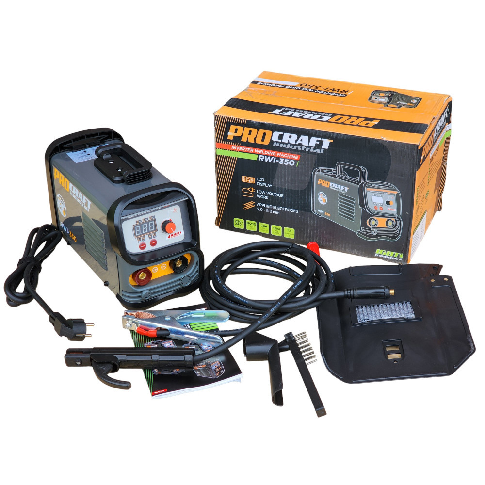 Зварювальний інверторний апарат Procraft industrial RWI350, фото 1