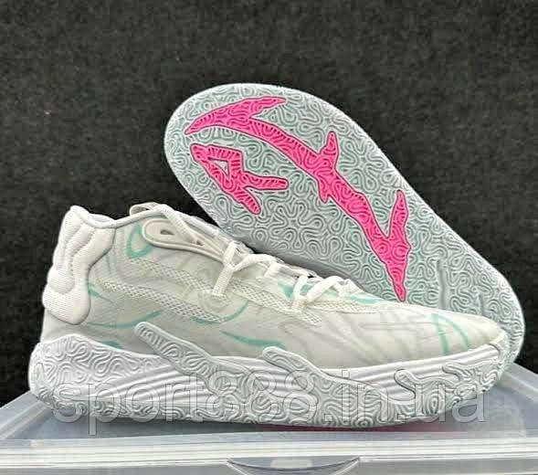 Eur36-46 кросівки  баскетбольні PUMA MB.03 “Iridescent”  сірі  чоловічі дитячі, фото 1