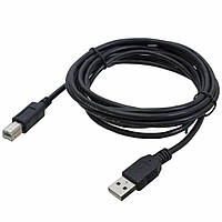 Кабель до принтера USB 2.0 AM-BM 1.5м чорний