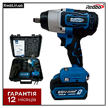 Акумуляторний безщітковий ударний гайковерт Redbo OAW-20/500PBL 1800/2200/2600 об хв 2 АКБ 20 В 4 Ач