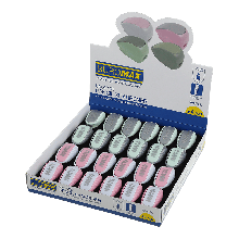 Чинка PASTEL з контейнером, 1 отв., пластик.