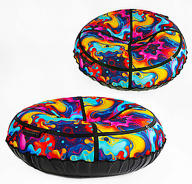 Надувні Санки-тюбінг Абстракція (Т-79271) Діаметр 1 м