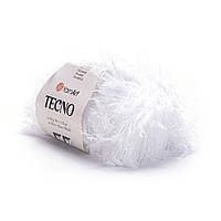 Yarnart TECNO (Техно) № 01 білий (Пряжа, нитки для в'язання)
