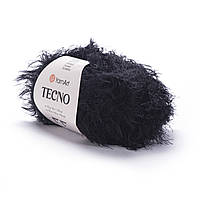 Yarnart TECNO (Техно) № 21 чорний (Пряжа, нитки для в'язання)