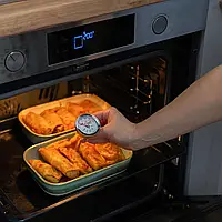 Термометр Browin для запікання у духовці — до 300 °C, Ø5,2 см, довжина 14,5 см, з чохлом