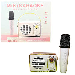 005 DZ Колонка та мікрофон bluetooth, у коробці.