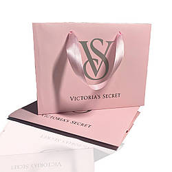 *100 шт* Victoria's Secret Рожевий подарунковий Пакет ОПТ розмір S 200х150х90