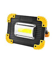 Прожектор лампа ліхтар на акумуляторі 2*18650 з павербанк