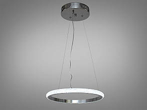 Світлодіодна люстра-підвіс потужністю 22W колір хром