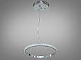Світлодіодна люстра-підвіс потужністю 22W колір хром, фото 3