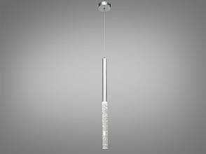 Сучасний світлодіодний підвісний світильник, 3W, хром